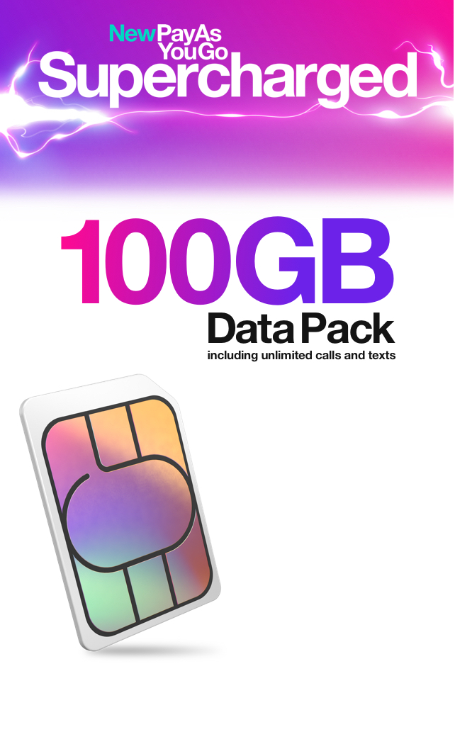 £20 Get the 100GB Data Pack for up to 6 months with auto-renew
