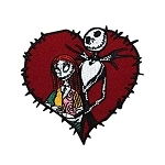 Disney Iron On Patch by Loungefly - Jack and Sally