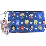 DC Zip Pouch by Loungefly - Justice League Chibi Characters